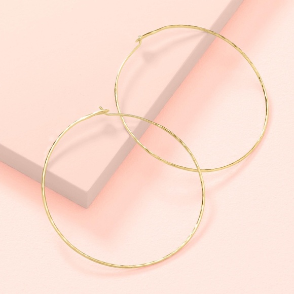 Stella & Dot Jewelry - :: Stella & Dot⚜️GOLD Essential Hammered Hoops